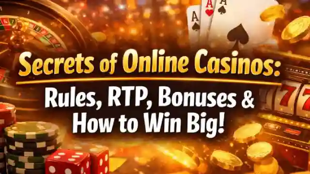 Casino table with chips and cards representing the mathematical house edge in gambling games.