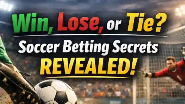 Soccer win lose tie odds explained
