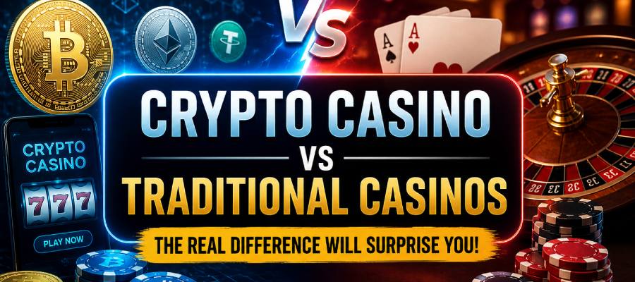 Crypto Casino vs Traditional Casinos: What Actually Changes?