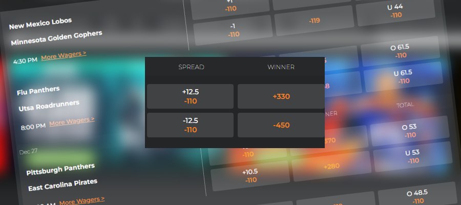 Difference of Point Spread vs Moneyline in Sports Betting