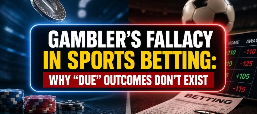 Gambler’s Fallacy in Sports Betting: Why “Due” Outcomes Don’t Exist