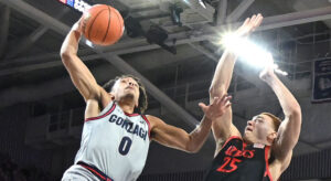 Gonzaga, a double-digit favorites on the NCAAB odds visits the unranked San Diego State in Week 2