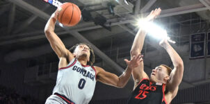 Gonzaga, a double-digit favorites on the NCAAB odds visits the unranked San Diego State in Week 2