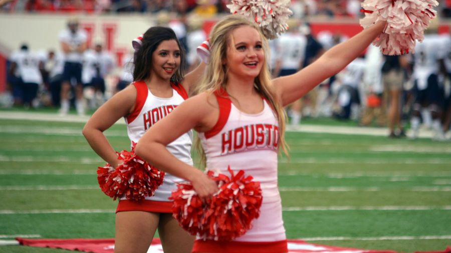Houston's cheerleaders.