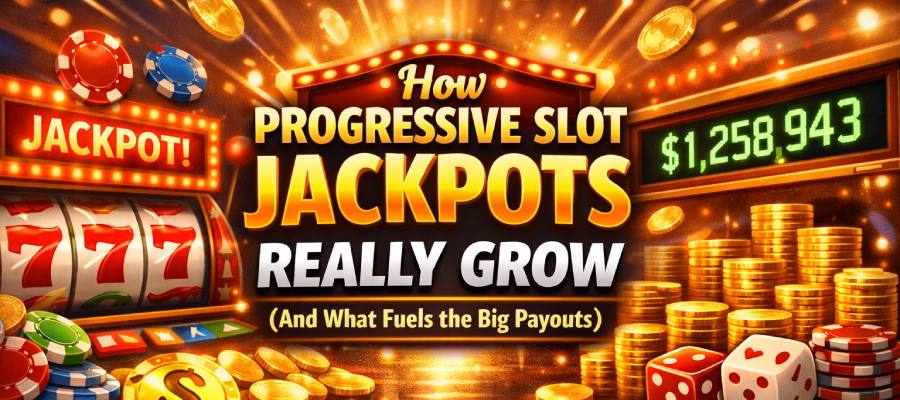 How Progressive Slot Jackpots Grow (And What Actually Drives the Payout)