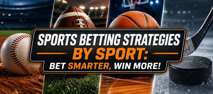 Sports Betting Strategies by Sport: How to Win More in Baseball, Football, Basketball & Hockey