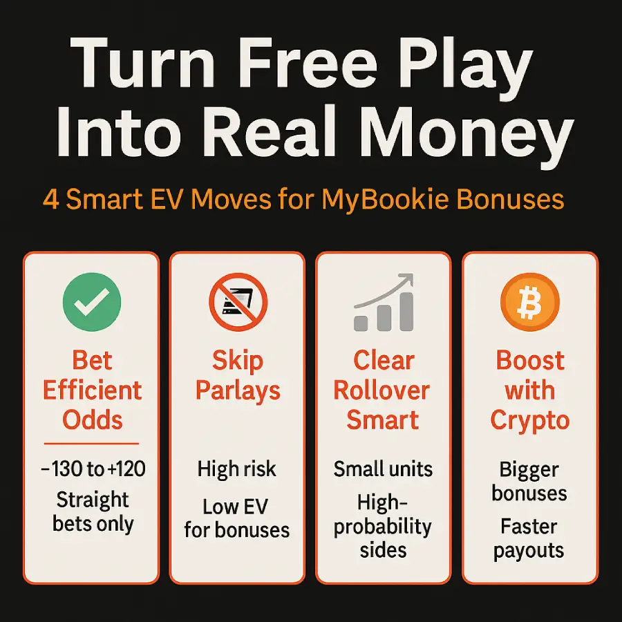 Infographic: MyBookie free play bonus tips