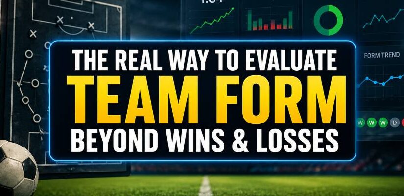 How to Evaluate Team Form Beyond Wins and Losses