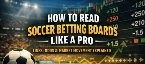 How to Read Soccer Betting Boards: Lines, Odds, and Market Movement Explained