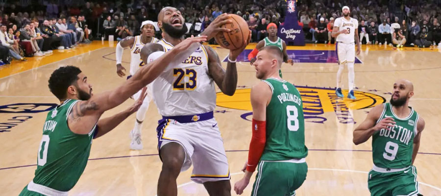 Lakers vs Celtics Preview & Pick with Boston as a huge favorite on the NBA odds