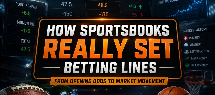 How Sportsbooks Set Betting Lines: From Opening Odds to Market Movement