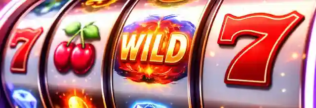 Online slots gameplay interface with reels and digital casino layout
