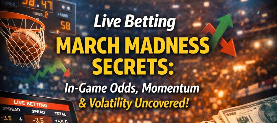 Live Betting March Madness Explained: How In-Game Odds, Momentum, and Volatility Work
