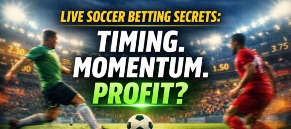 Live Soccer Betting Strategy: Timing, Momentum & In-Play Odds Explained