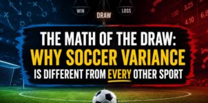 The Math of the Draw: Why Soccer Variance Is Different From Every Other Sport