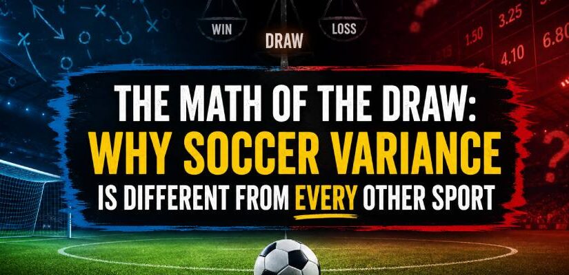 The Math of the Draw: Why Soccer Variance Is Different From Every Other Sport