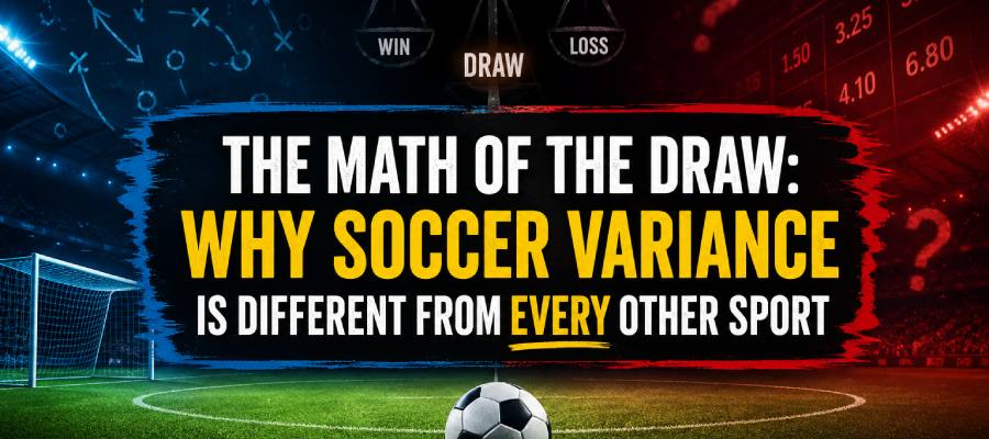 The Math of the Draw: Why Soccer Variance Is Different From Every Other Sport
