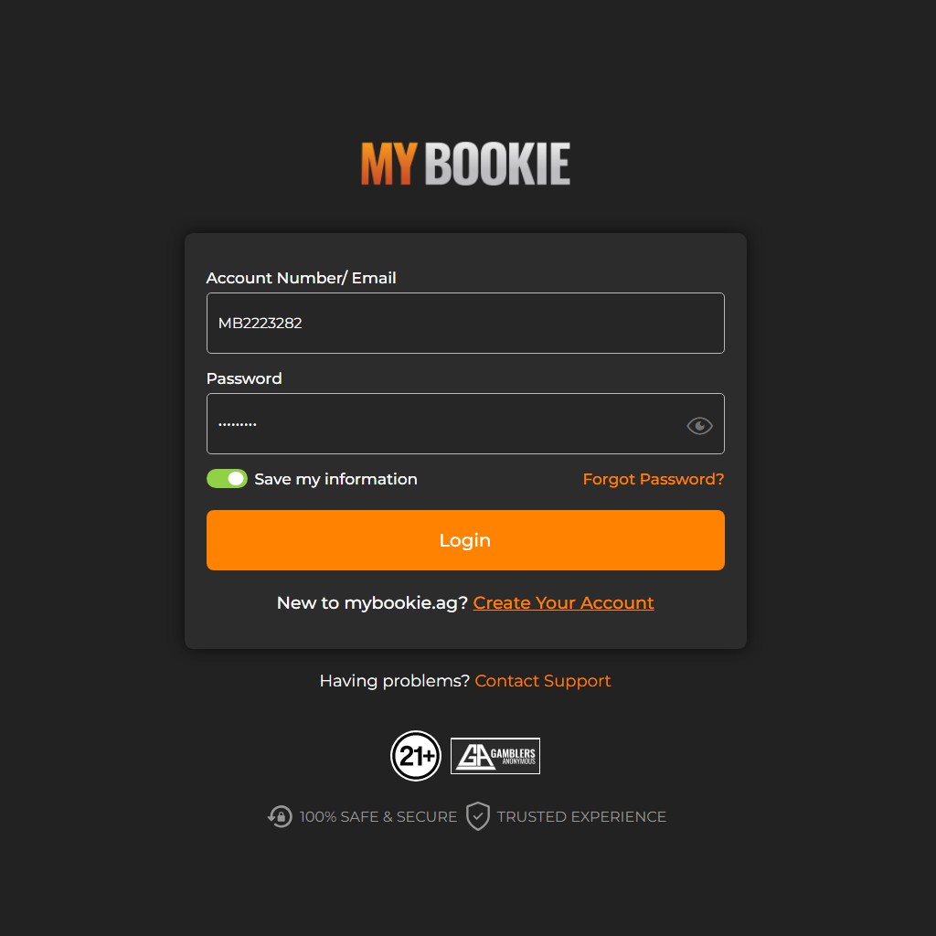 How to Login to MyBookie