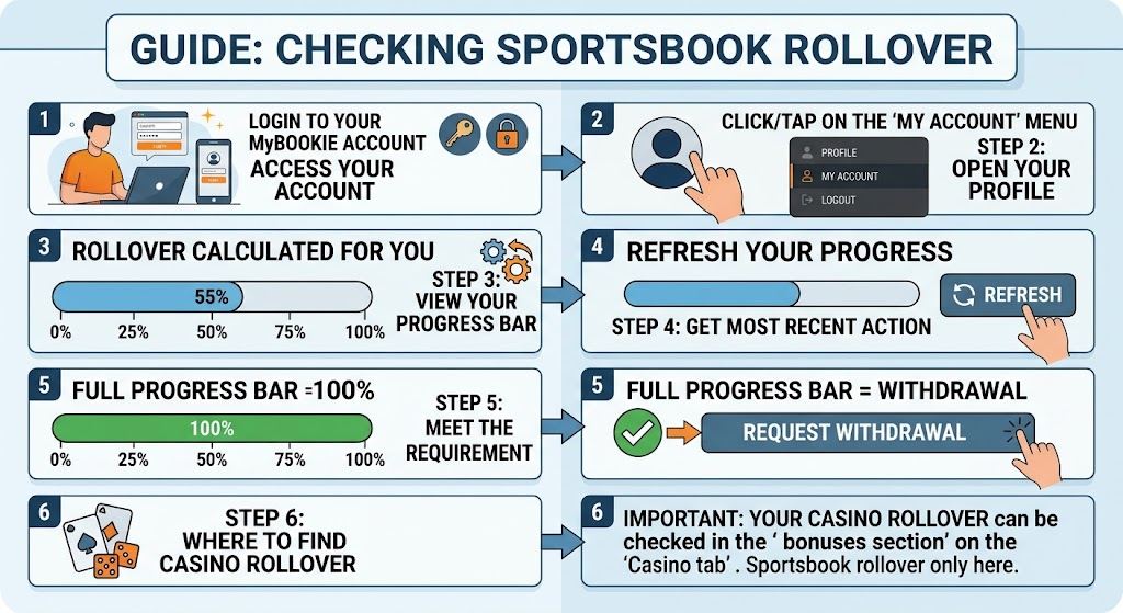 Can I check the Rollover Progress?