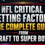 NFL Critical Betting Factors: Complete Guide from Draft to Super Bowl