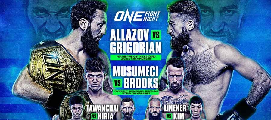 ONE Fight Night 13: Allazov vs. Grigorian Betting Analysis & Predictions for Main Cards