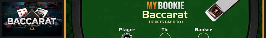 MyBookie Baccarat Casino Games