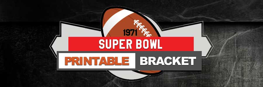 1971 NFL Printable Bracket