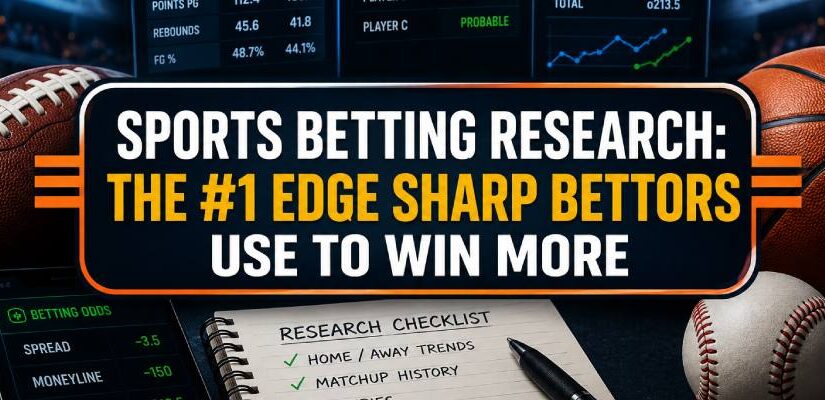 Sports Betting Research Strategy: How Smart Bettors Analyze Games Before Wagering