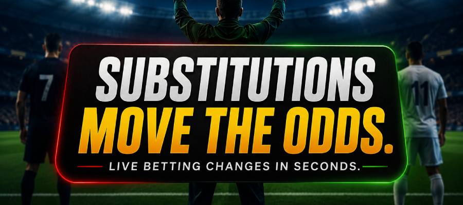 Substitution Rules and Impact on Live Betting