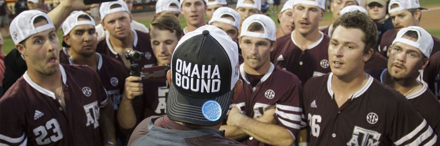 Texas A&M is one of the underdogs in the College World Series Odds