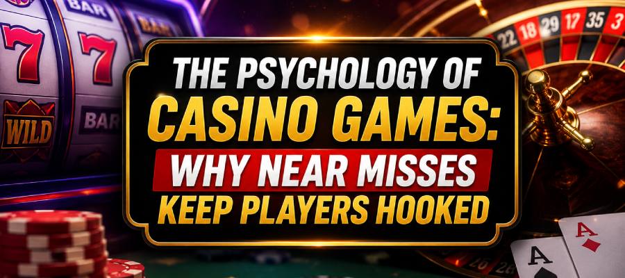 The Psychology of Casino Games: Why Near Misses Keep Players Engaged