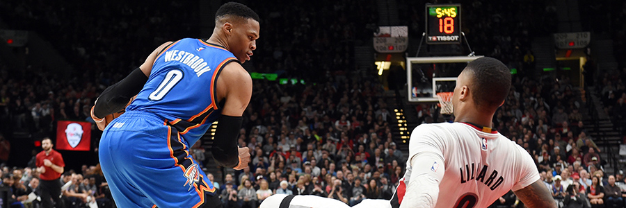 Will OKC get back on track? Or, will the Blazers grab a commanding lead?