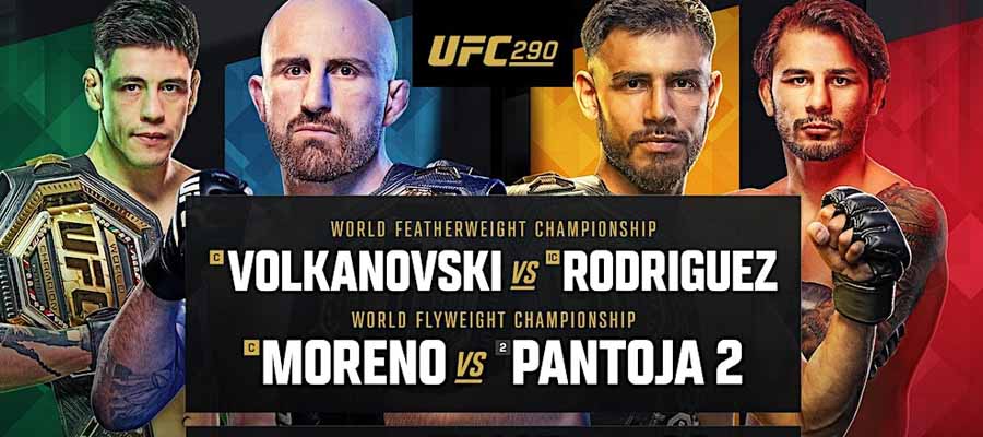 UFC 290 Volkanovski vs. Rodriguez Betting Analysis for the Main Card Bouts