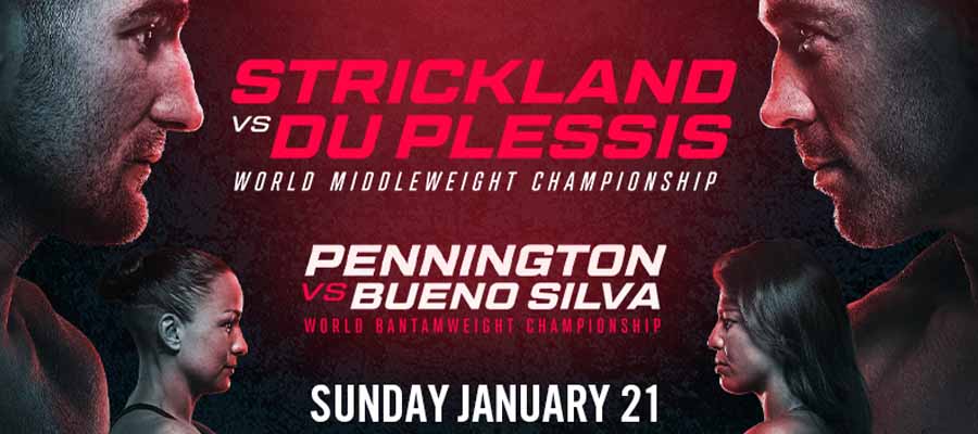 UFC 297 Strickland vs Du Plessis Going for the UFC Middleweight Championship
