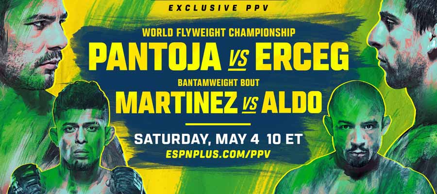 UFC 301 Pantoja vs Erceg Betting Odds and Main Card Preview