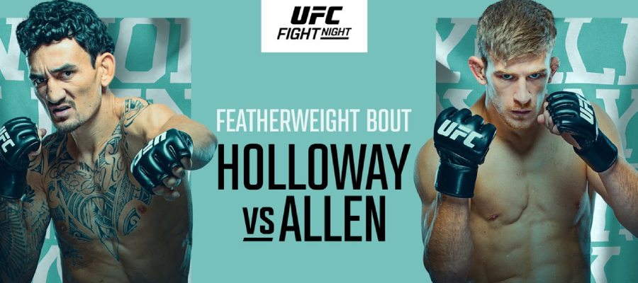 UFC Fight Night Holloway vs. Allen Betting Analysis for the Main Card Bouts