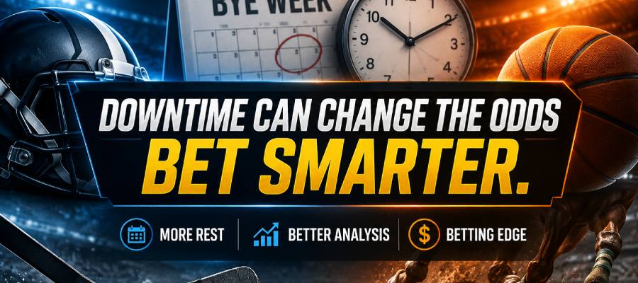 How Downtime Affects Sports Betting Lines and Betting Strategy