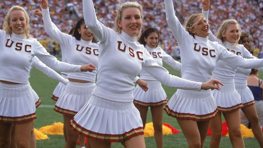 USC's cheerleaders.