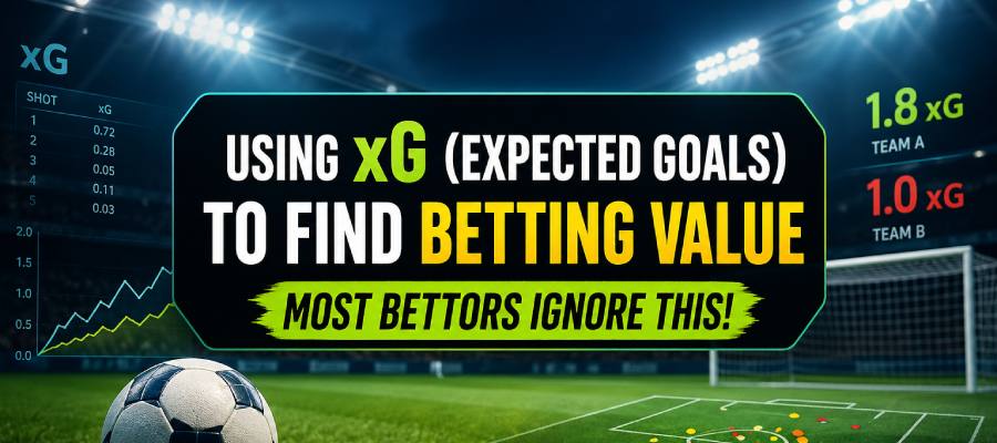 Using xG (Expected Goals) to Find Betting Value in Soccer