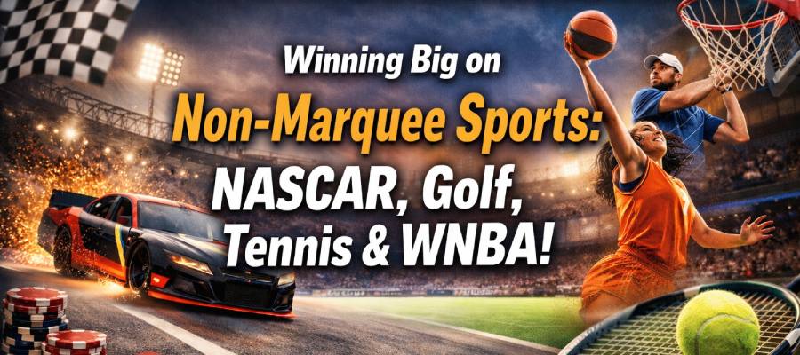Betting Non-Marquee Sports: NASCAR, Golf, Tennis, WNBA Strategy Guide