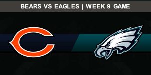 Bears @ Eagles Week 9 Result Sunday Football Score