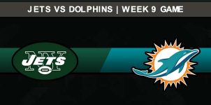 Jets @ Dolphins Week 9 Result Sunday Football Score