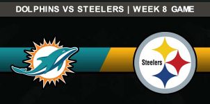 Feature image Dolphins @ Steelers, Week 8 Result Sunday Football Score