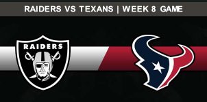 Raiders @ Texans, Week 8 Result Sunday Football Score