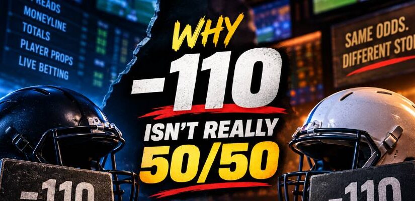 What Does -110 Mean in Sports Betting? Odds, Payouts, Vig & Break-Even Rate