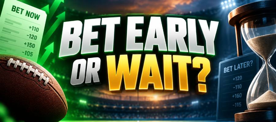 When Should You Bet NFL Lines? Early Odds vs. Game-Day Betting